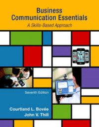 Image of Business Communication Essentials : a skill-based approach