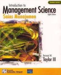 Image of Introdusction to managements science (sains manajemen )buku 1-8