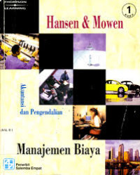 Image of manajemen biaya : akuntansi dan pengendalian buku 1